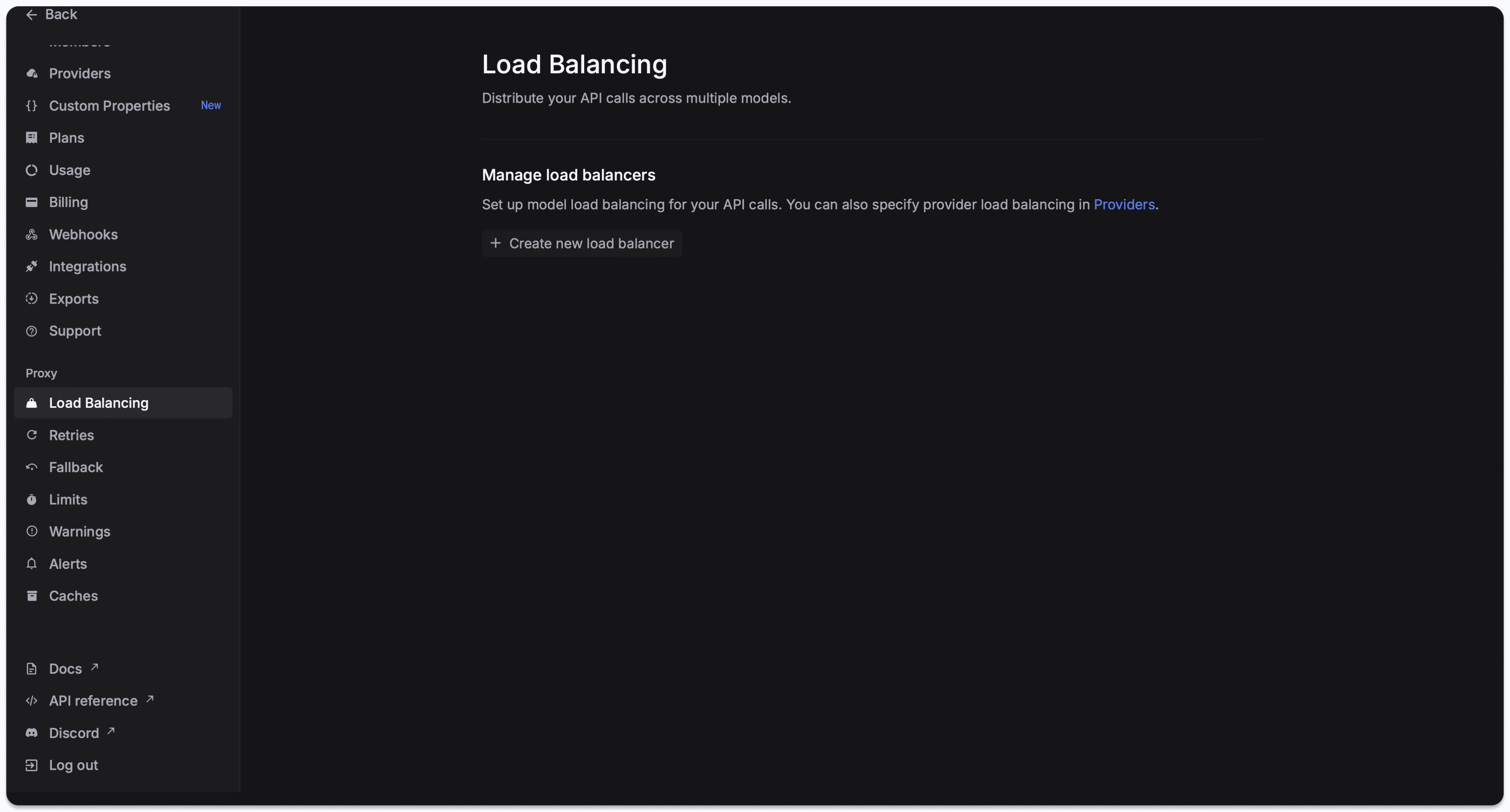 Load balancing group